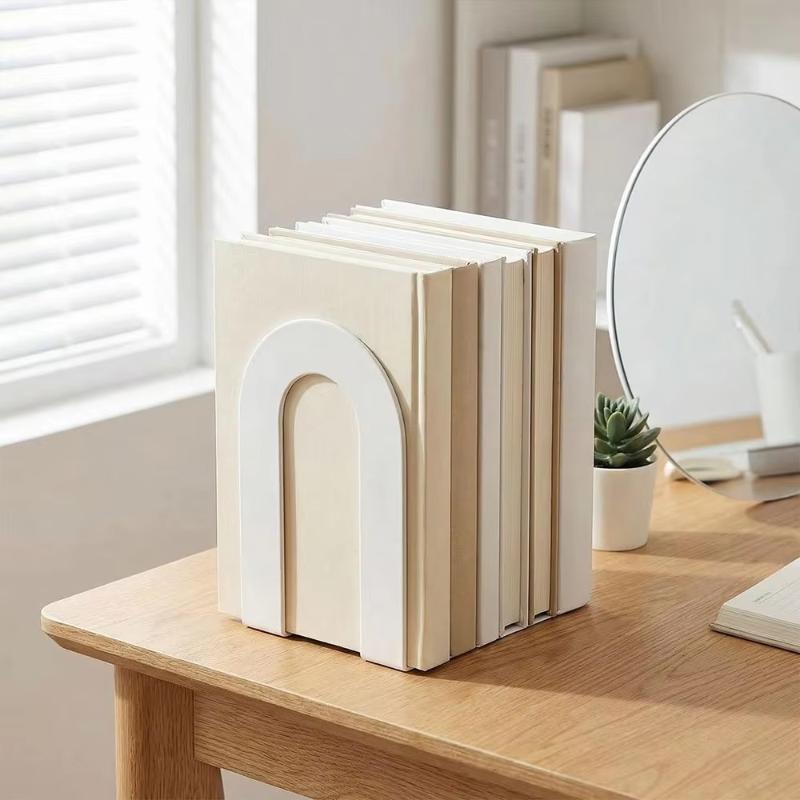 Aesthetic 1 Pair L-shaped Iron - Aesthetic Bookend ulasan dan harga
