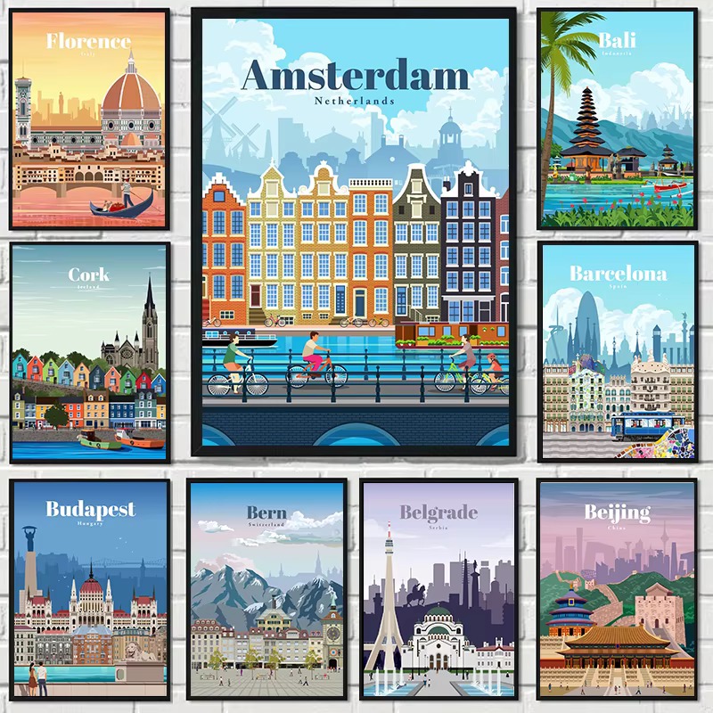 Diamond Painting Amsterdam Tok - Home Decor Bali ulasan dan harga